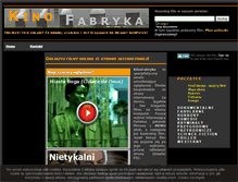 Tablet Screenshot of kinofabryka.pl